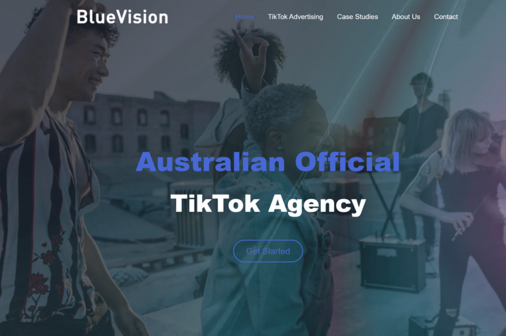 Blue vision, Professional Website Design Services in Sydney, Realweb Website Design, tiktok