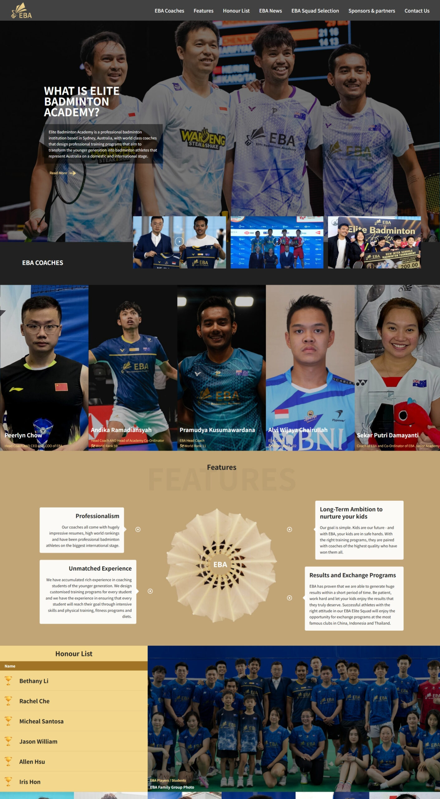 Elite Badminton Academy Pty Limited